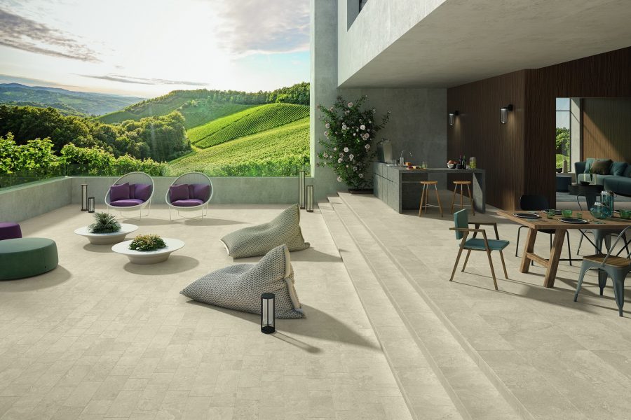 Mapierre Beige Ancienne 20x20-20x40-60x120 Amb Terrazza
