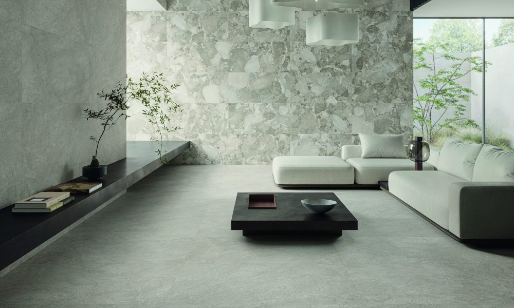 Materastone Dark Grey Neutra-Sassi 60x120 Amb Living
